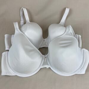 Vanity Fair Full Coverage Underwire 36DD Bra Set of Two White